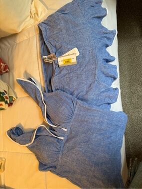 Tommy Bahama Blue Ruffle tankini